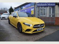 Mercedes A 35 Amg Jaune D Occasion Recherche De Voiture D Occasion Le Parking
