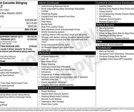 USED 2015 CHEVROLET CORVETTE STINGRAY