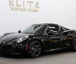 ALFA ROMEO 4C SPIDER USED 2018 ALFA ROMEO 4C SPIDER BASE