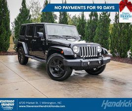 JEEP WRANGLER CONVERTIBLE UNLIMITED USED 2016 JEEP WRANGLER UNLIMITED SAHARA