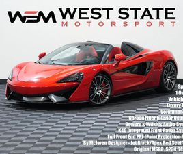 MC LAREN 570S SPIDER USED 2018 MCLAREN 570S SPIDER CONVERTIBLE 2D
