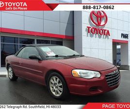 CHRYSLER SEBRING CABRIOLET USED 2004 CHRYSLER SEBRING BASE