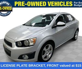 CHEVROLET SONIC USED 2015 CHEVROLET SONIC LTZ