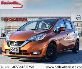 USED 2019 NISSAN VERSA NOTE SV 1 OWNER CLEAN CARFAX, HEATED SEATS, BACKUP CAM