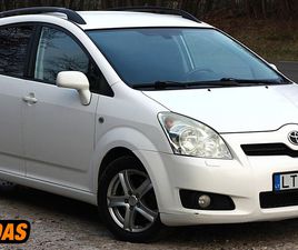 TOYOTA COROLLA VERSO TOYOTA COROLLA VERSO D-4D 2008 M | SKELBIMAS | 0138305054