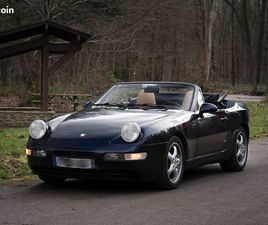 PORSCHE 968 CABRIOLET BLEU NUIT MÉTAL