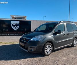 PEUGEOT PARTNER TEPEE OUTDOOR 1.6 BLUEHDI 120 CV BVM6 7 PLACES - 1ÈRE MAIN, HISTORIQUE COMPLET, DISTRIBUTION OK, CAR PLAY, CAMERA..
