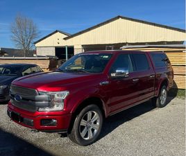 FORD F150 PLATINUM 3.5 V6 ECOBOOST 392 CV FLEXFUEL 5 PLACES / PREMIÈRE MAIN / TVA RÉCUPÉRABLE / TOIT OUVRANT / HARD-TOP