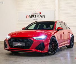 AUDI A6 AVANT RS6 AUDI RS6 AVANT 4.0 TFSI V8 600CH | PANO • HUD • CAMÉRA 360° • ATTELAGE • SIÈGES RS