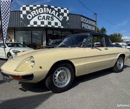 ALFA ROMEO SPIDER DUETTO ALFA ROMEO SPIDER 2000 VELOCE SPIDER 2000 VELOCE PEINTURE NEUVE , FULL ENTRETIENS, KILOMETRAGE ORIGINE ETC...