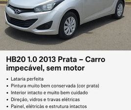 HYUNDAI HB20 COMF./C.PLUS/C.STYLE 1.0 FLEX 12V 2013