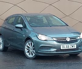 VAUXHALL ASTRA 2016 VAUXHALL ASTRA 1.0I TURBO DESIGN HATCHBACK