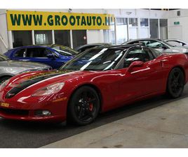CHEVROLET CORVETTE C6 6.0 COUPÉ, AUTOMAAT T-ROOF, AIRCO, LEDER, STUURBEKRACHTIGING