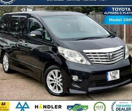 TOYOTA ALPHARD TOYOTA ALPHARD-S PLATINUM, 2.4 AUTO ULEZ 09-09 FRESH IMPORT VERIFIED MILES , FINANCE AVAILABLE