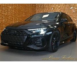 AUDI A3 BERLINA RS3 SPB Q.S-TR.DYNAMIC BLACK RADAR TET.B&O CAM360°FULL