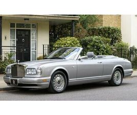 ROLLS ROYCE CORNICHE CABRIOLET 2000 ROLLS-ROYCE CORNICHE V CONVERTIBLE (LHD) A VENDRE