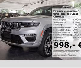 JEEP GRAND CHEROKEE JEEP GRAND CHEROKEE 5.7 V8 SUMMIT RESERVE LUFTFAHRWER