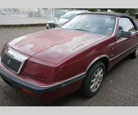 CHRYSLER LE BARON CABRIO CHRYSLER LEBARON CABRIO 2.5 CABRIO 1989
