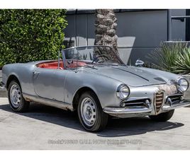 ALFA ROMEO GIULIETTA SPIDER 1963 ALFA ROMEO GIULIETTA SPIDER