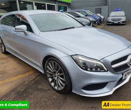 MERCEDES CLS CLS 350 2014 MERCEDES-BENZ CLS 3.0 CLS350 BLUETEC AMG LINE IN SILVER WITH 84,000 MILES, FULL HISTORY, ULEZ EURO 6, AUTOMATIC, SAT N
