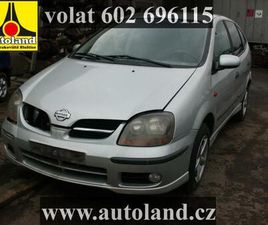 NISSAN ALMERA TINO NISSAN ALMERA TINO 2000, 2184 CCM, 84 KW, NAFTA VAN - VAN NAFTA