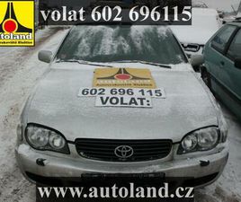 TOYOTA COROLLA 2000, 1598 CCM, 81 KW, BENZIN LIFTBACK - LIFTBACK BENZIN