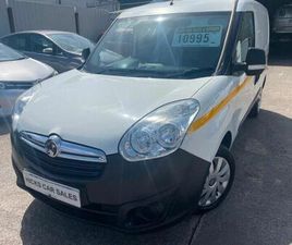 VAUXHALL COMBO VAUXHALL COMBO 1.3 CDTI 2000 16V TEMPERATURE CONTROLLED 3DR DIESEL MANUAL FWD L1 H1 (133 G