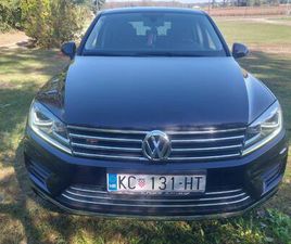 VW TOUAREG V6 TDI BMT R LINE, 193KW, CRNI, 2015 GOD.