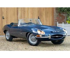 JAGUAR TYPE E 1961 JAGUAR E-TYPE BLEU MANUEL, 4 VITESSES CONDUITE À DRO...