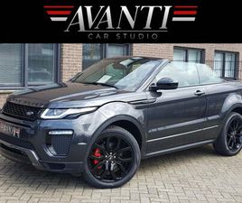 LAND ROVER RANGE ROVER EVOQUE - CONVERTIBLE 2.0 SI4 HSE DYNAMIC BLACK EDITION NAVI STUUR STOEL VERWARMING ZEER LUXE UITVOE