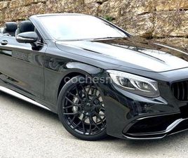 MERCEDES CLASSE S S 63 AMG MERCEDES-BENZ CLASE S MERCEDESAMG S 63 4M CABRIO 2P.