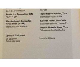 1976 PORSCHE 914 2.0 -ONE OWNER- A VENDRE