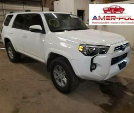 TOYOTA 4RUNNER TOYOTA 4-RUNNER 2021, 4.0L, OD UBEZPIECZALNI WARSZAWA