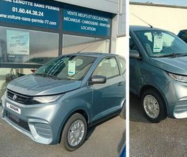 AIXAM CITY PACK NEUVE - RADAR DE RECUL ET ROUE DE SECOURS OPTION INCLUSES SUR CE MODÈLE EN STOCK