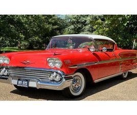 CHEVROLET IMPALA 1958 CHEVROLET IMPALA ROUGE AUTOMATIQUE CONDUITE À GAUCHE...