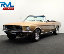 FORD MUSTANG USA CABRIO 289 V8 1968 AUT *GERESTAUREERD* C-CODE