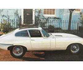 1970 JAGUAR E-TYPE BLANC MANUEL, 4 VITESSES CONDUITE À DR...