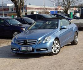 MERCEDES-BENZ KLASA E W212 350 CABRIO 3.5 V6 292KM