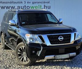 NISSAN ARMADA 5.6 V8I 4X4 PLATINUM. 3 ÉV GARANCIA. VALÓS KM!