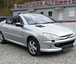PEUGEOT 206 CABRIOLET CC PLATINUM KLIMAAUTOMATIK