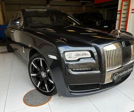 2015 (15) ROLLS-ROYCE GHOST 6.6 V12 AUTO. DARKEST TUNGSTEN METALLIC OVER BLACK HIDE. JUST 13K! A DECADE OF ROLLS-ROYCE SERVICES.