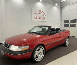 SAAB 900 CABRIOLET SAAB 900 YKSILU00D6 CABRIOLET AJETTU VAIN 57.TKM NAHKA SIS . ILMASTOINTI . CRUISE YM YM