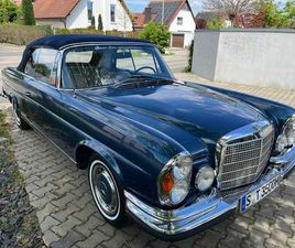 MERCEDES CLASSE S CABRIOLET 280 SE SE 3,5 CABRIO W111 * DEUTSCHES FZG* 3.HAND*