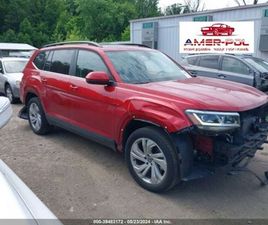 VOLKSWAGEN ATLAS VOLKSWAGEN ATLAS 2022R., 4X4, 3.6L 3.6 BENZYNA 276KM