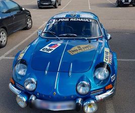 ALPINE A110 1600 S CHAMPIONNE DU MONDE DES RALLYES EN 1973 ALPINE A110 1600 S 1973 DE COMPETITION PTH