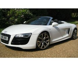 AUDI R8 SPYDER 2012 AUDI R8 SPYDER V10 6 SPEED MANUAL WITH ONLY 14,000 MILES A VENDRE