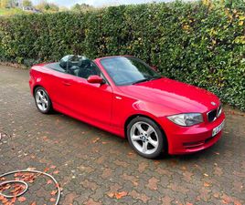 BMW SERIE 1 CABRIOLET 118 118D SPORT 2DR CONVERTABLE ,RED