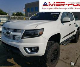 CHEVROLET COLORADO CHEVROLET COLORADO 2018, 3.6L, 4X4, PORYSOWANY LAKIER WARSZAWA