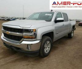 CHEVROLET SILVERADO 1500 CHEVROLET SILVERADO 2018, 5.3L, K1500, PORYSOWANY LAKIER WARSZAWA