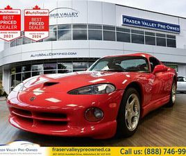 USED 1997 DODGE VIPER COLLECTOR CAR, ALL ORIGINAL PARTS